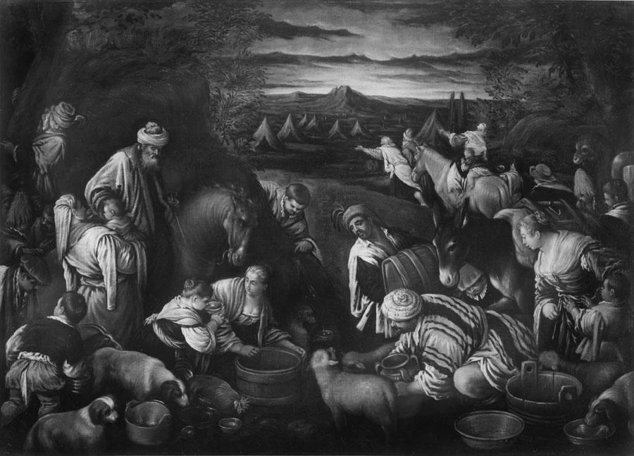 Francesco Bassano-165-Ebrei bevono l'acqua miracolosa - Maserada Sul Piave